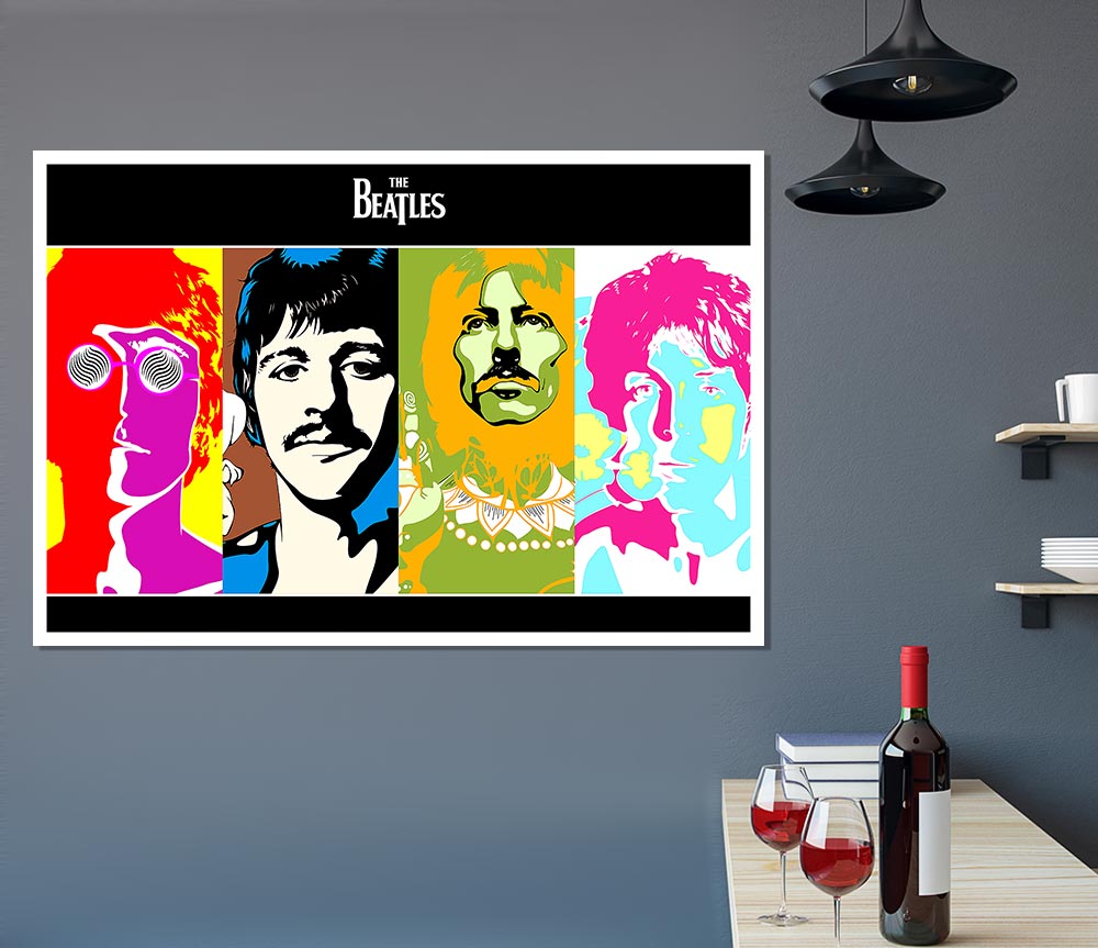 The Beatles Print Poster Wall Art