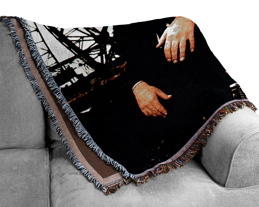 The Blues Brothers Jake And Elwood Woven Blanket