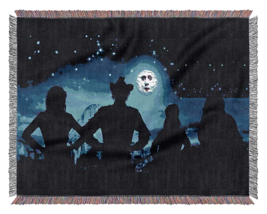 The Mighty Boosh Moon Face Woven Blanket