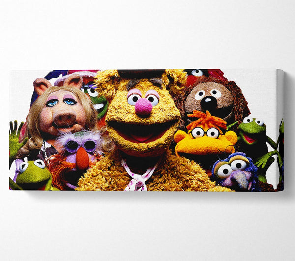 Die Muppets Crew im Retro-Look der 1970er