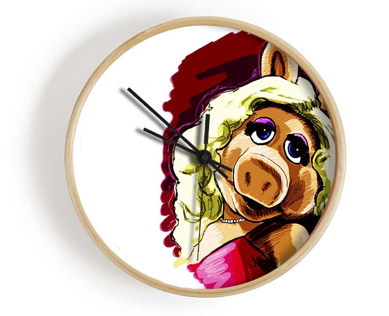 The Muppets Miss Piggy Clock - Wallart-Direct UK