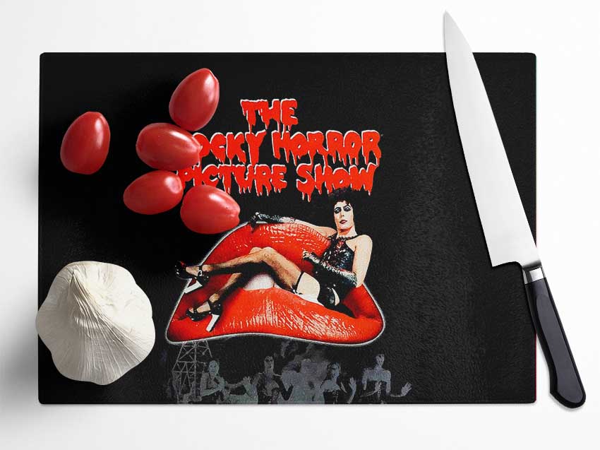 The Rocky Horror Picture Show Glass Chopping Board