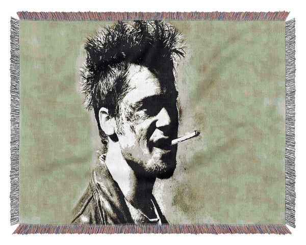 Tyler Durden Brad Pitt Woven Blanket