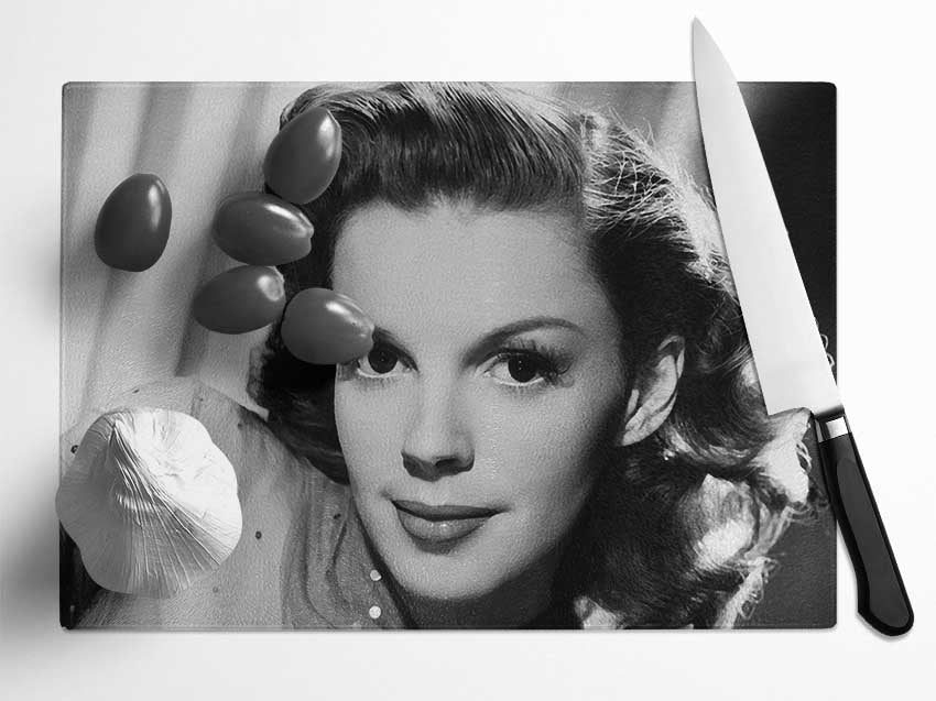 Judy Garland Retro Glass Chopping Board
