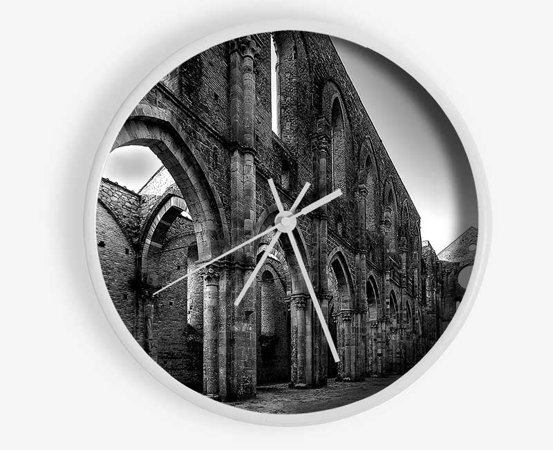 Old Building Clock - Wallart-Direct UK