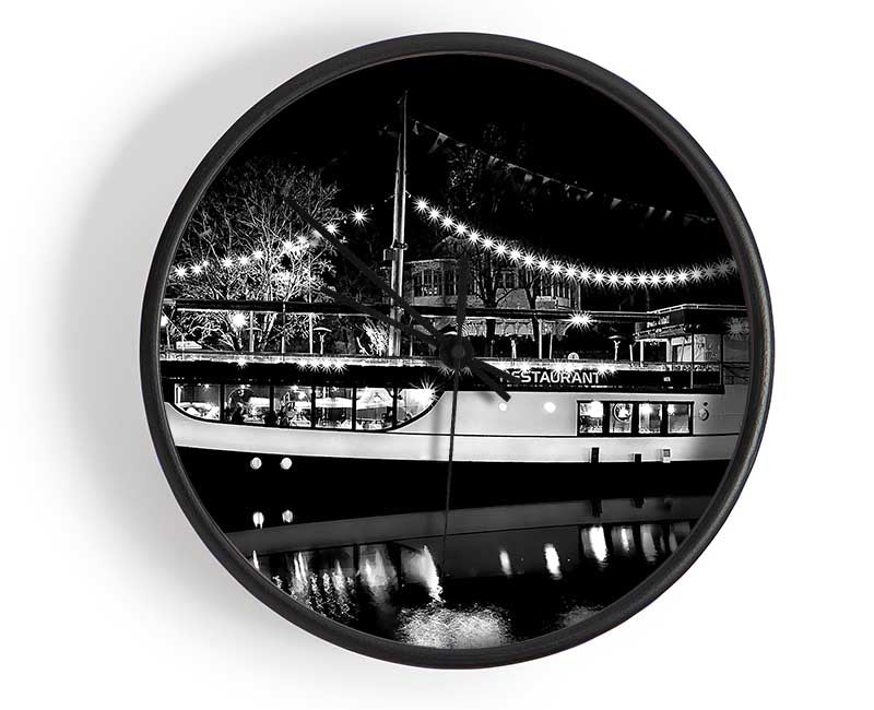 Riverboat Clock - Wallart-Direct UK