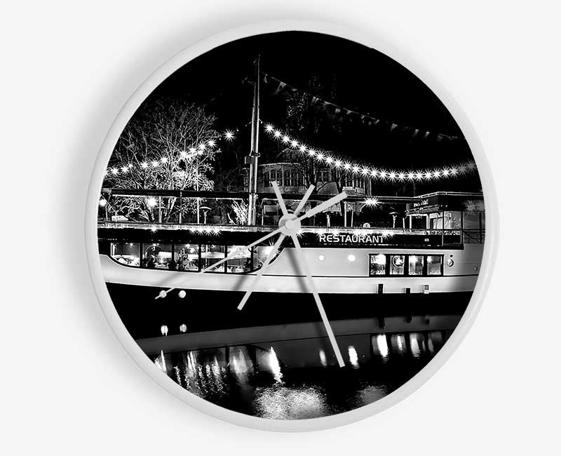 Riverboat Clock - Wallart-Direct UK
