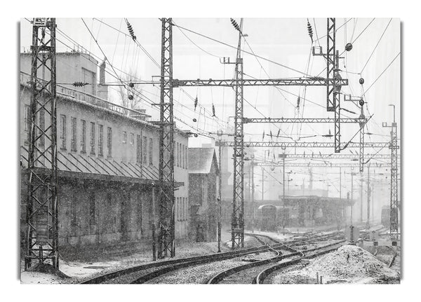 Railwaystation In Winter