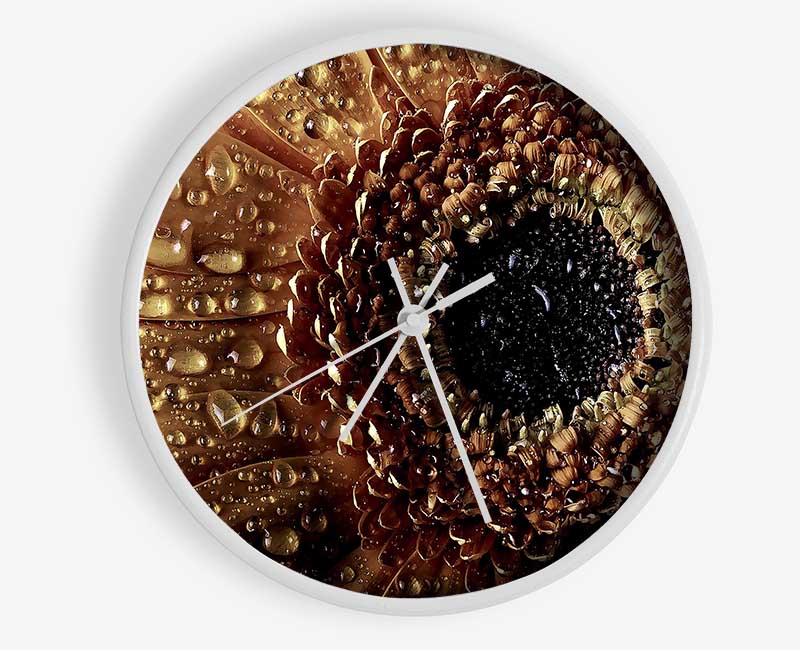 Gerbera Vintage Clock - Wallart-Direct UK