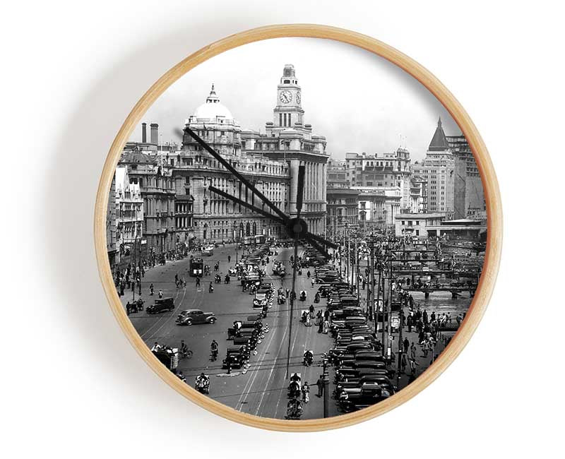 Shanghai 1930 Clock - Wallart-Direct UK