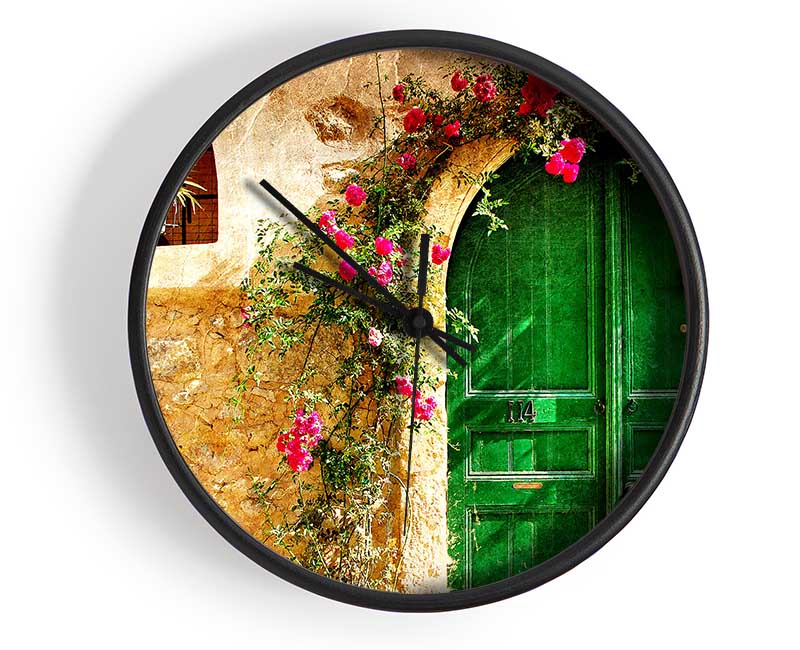 Picturesque Old House Clock - Wallart-Direct UK