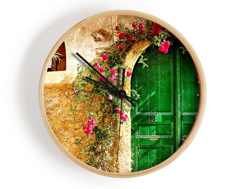 Picturesque Old House Clock - Wallart-Direct UK