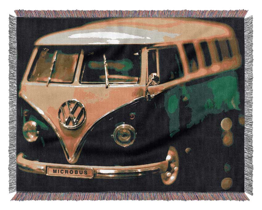 Volkswagen Bus Toy Woven Blanket