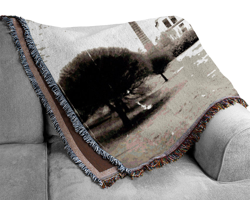 Old Times 2 Woven Blanket