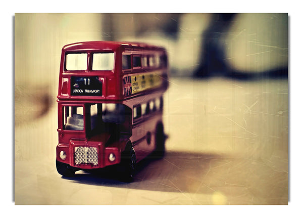 Old English Bus Toy