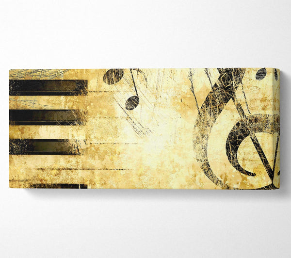 Old Music Score Background