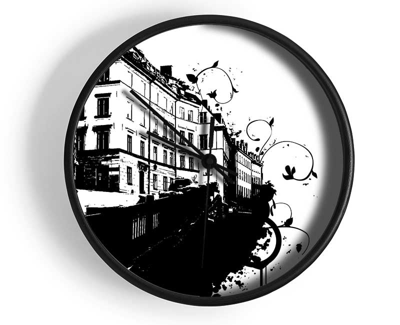 Venice Stencil Clock - Wallart-Direct UK