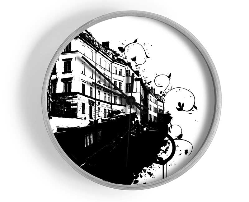 Venice Stencil Clock - Wallart-Direct UK