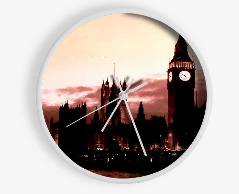 London Big Ben St Pauls Retro Clock - Wallart-Direct UK