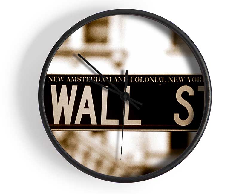 New York City Wall Street Clock - Wallart-Direct UK