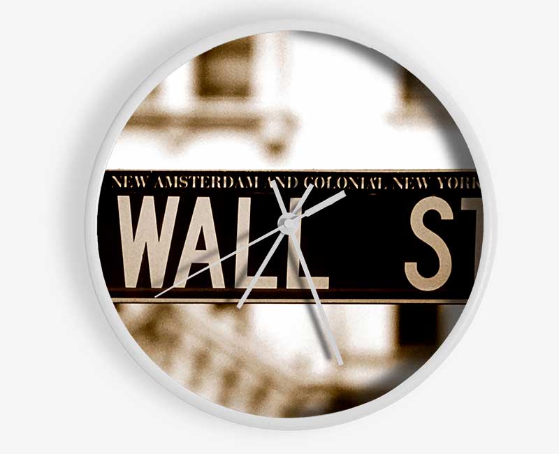 New York City Wall Street Clock - Wallart-Direct UK