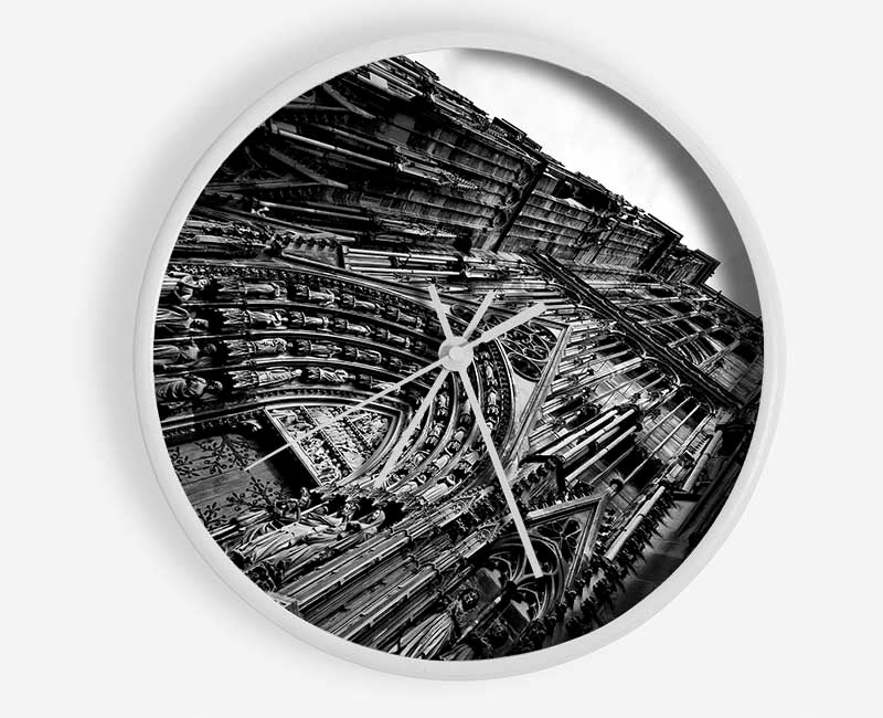 Notre Dame Barcelona Clock - Wallart-Direct UK