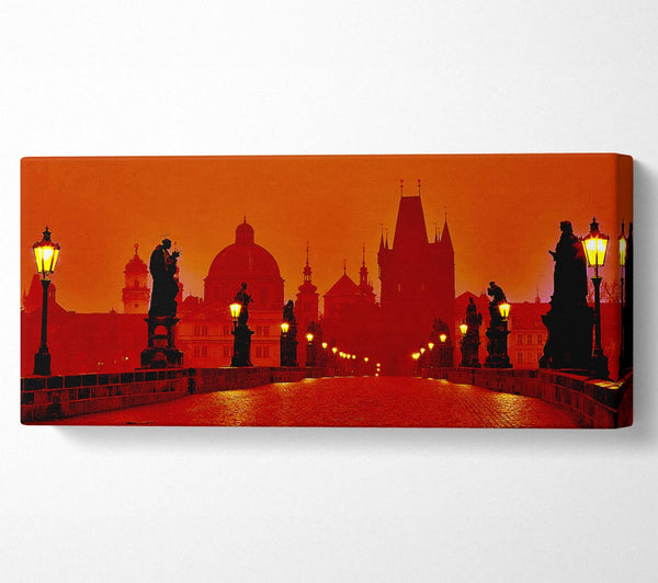 Atemberaubende Spaziergänge durch Venedig Orange