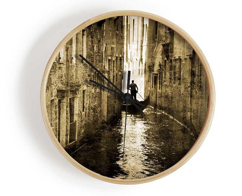 Venice Waterways Clock - Wallart-Direct UK