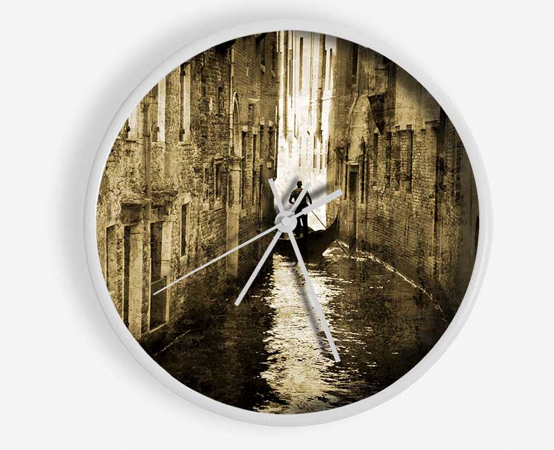 Venice Waterways Clock - Wallart-Direct UK