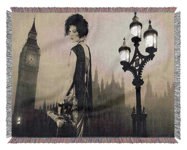 London Big Ben Classic Beauty Woven Blanket
