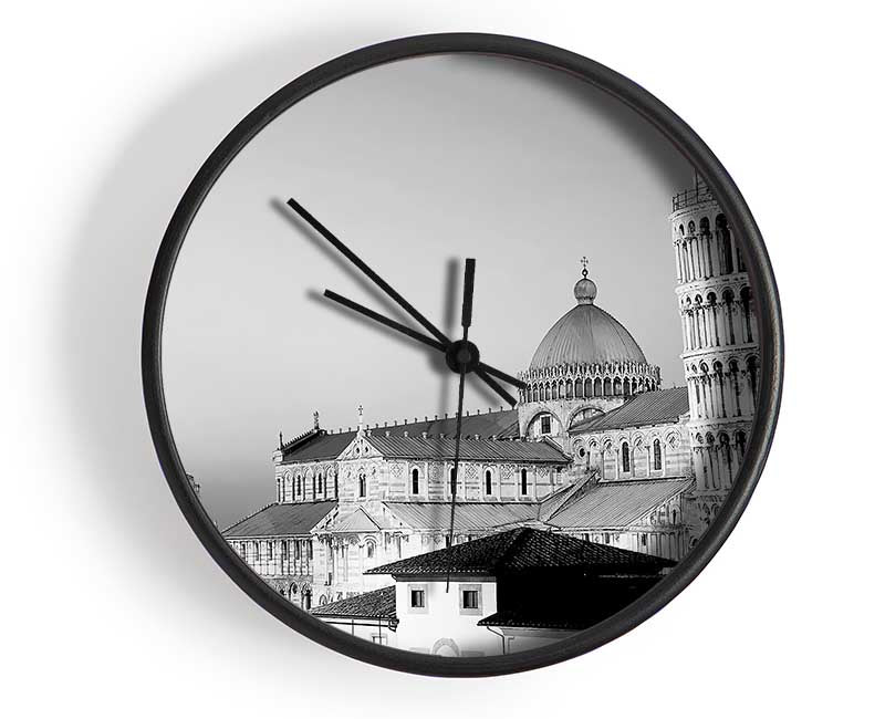 The Leaning Tower Of Pisa Clock - Wallart-Direct UK