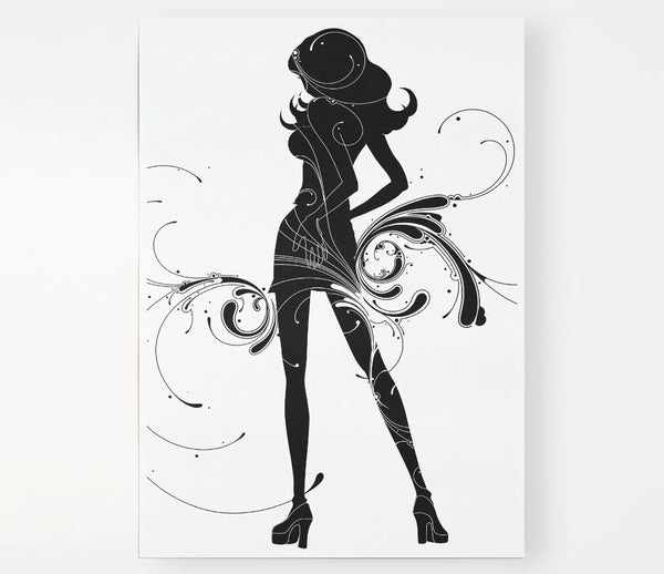 The Aura Of A Woman Print Poster Wall Art