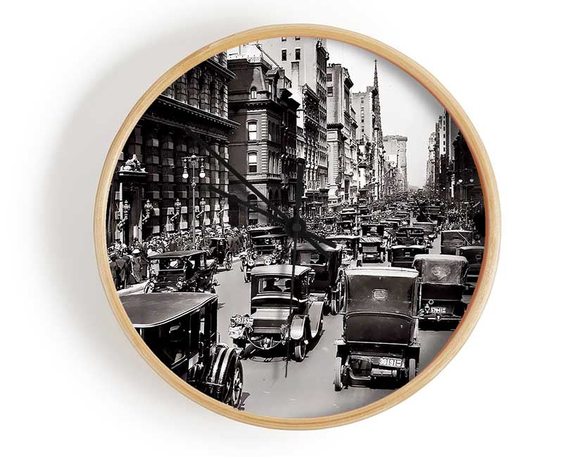 New York City Retro Clock - Wallart-Direct UK