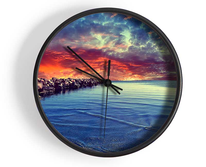 Baltic Sea Clock - Wallart-Direct UK