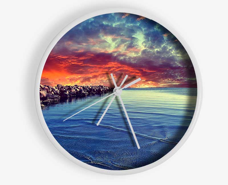 Baltic Sea Clock - Wallart-Direct UK