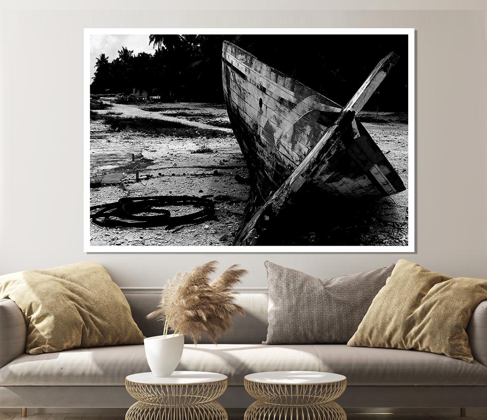 Wrecked Print Poster Wall Art