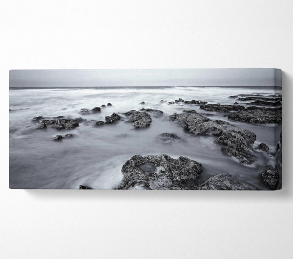 Schwarzes und weißes Meer