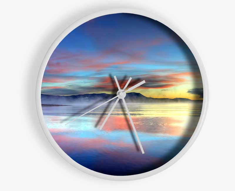 Strawberry Sunrise Clock - Wallart-Direct UK