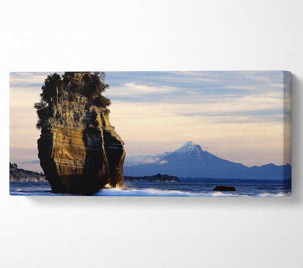 New Zealand Beach Mount Taranaki View