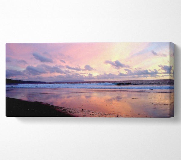 Strand in der Abenddämmerung