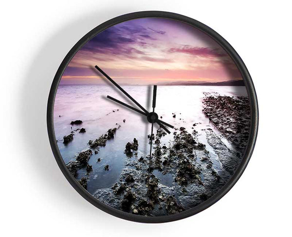 As The Ocean Meets The Land Clock - Wallart-Direct UK