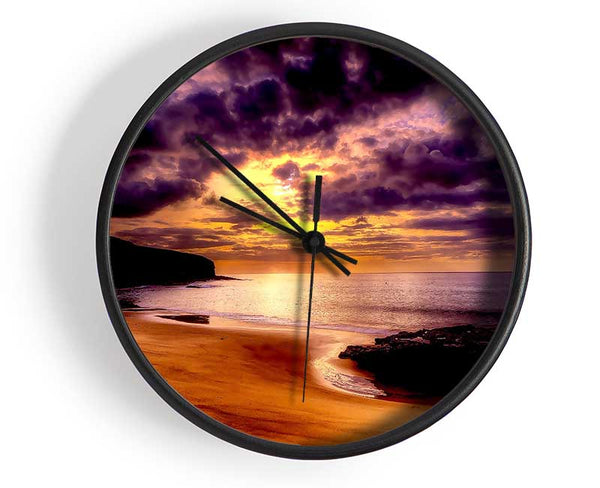 Beautiful Beach Clock - Wallart-Direct UK