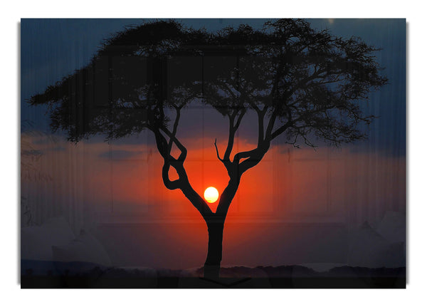 Wunderschöne Sonnenuntergangslandschaft