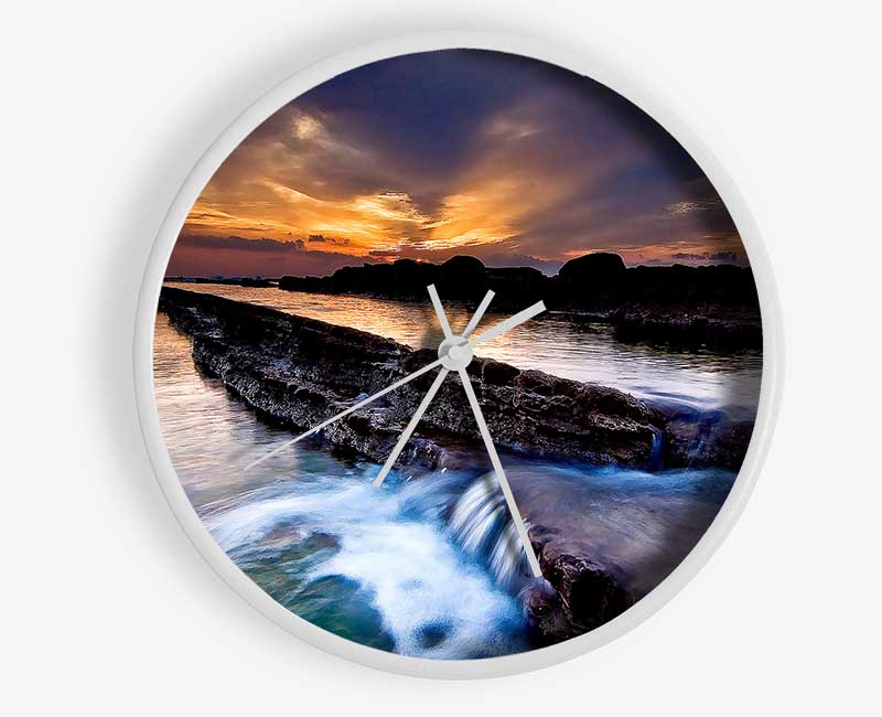Taiwan Sunrise Clock - Wallart-Direct UK