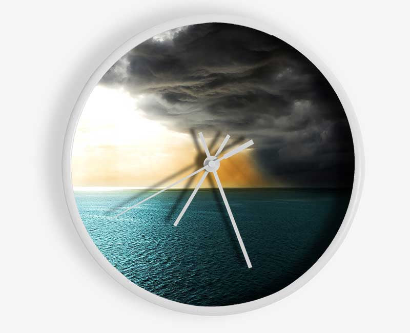 Sea Storm Clock - Wallart-Direct UK