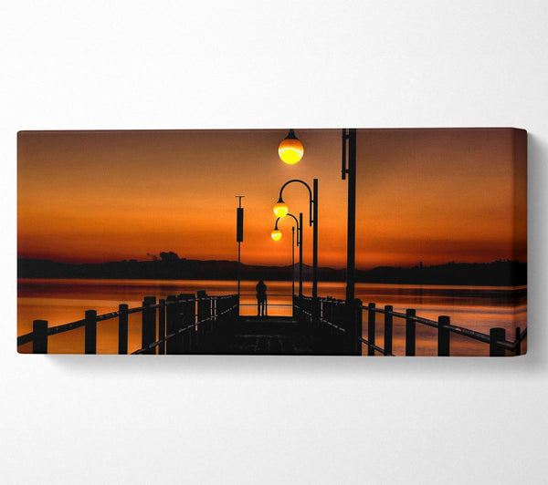 Pier Sunset Orange