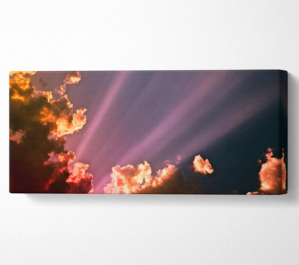 Colourful Clouds Above The Ocean