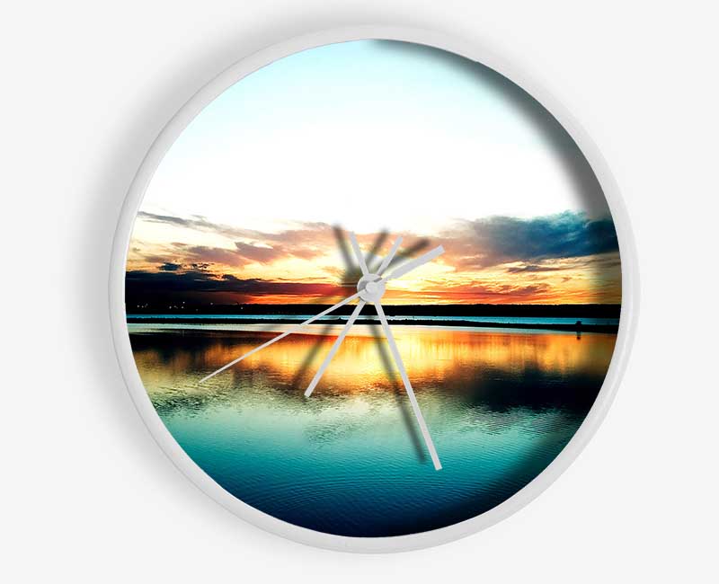 Sky Reflection Clock - Wallart-Direct UK
