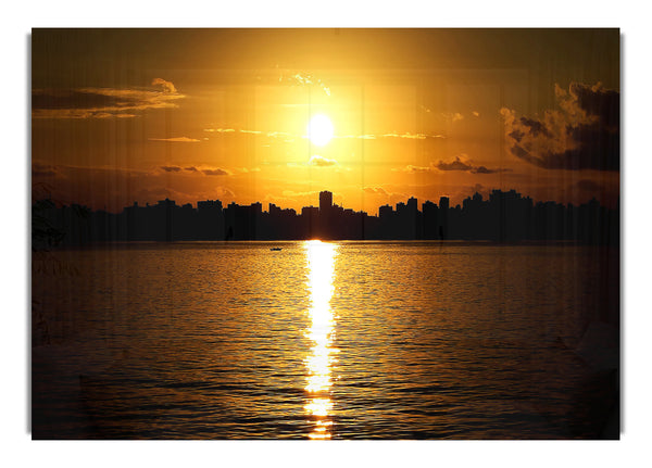 Stadt-Skyline-Silhouette 2