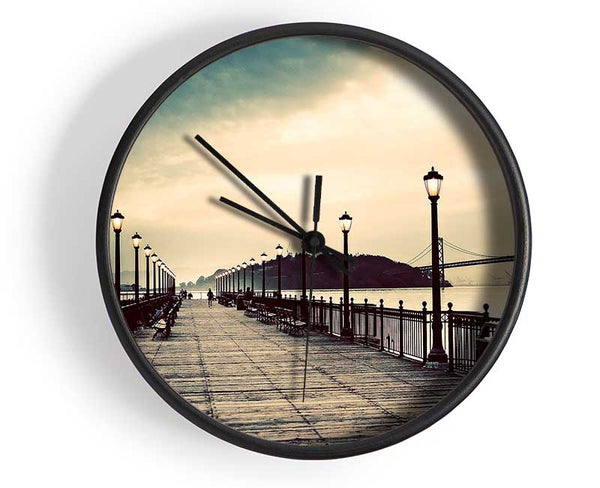 Promenade Storms Clock - Wallart-Direct UK